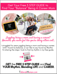 Working Moms GUIDE to help Balance being a Mom and Working