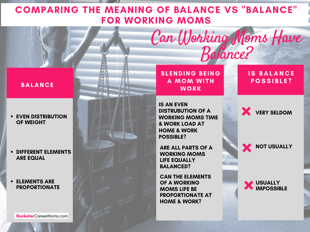 Can working moms have balance