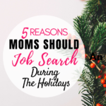 Job search during the holidays