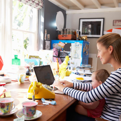 Tips for work from home working moms to thrive